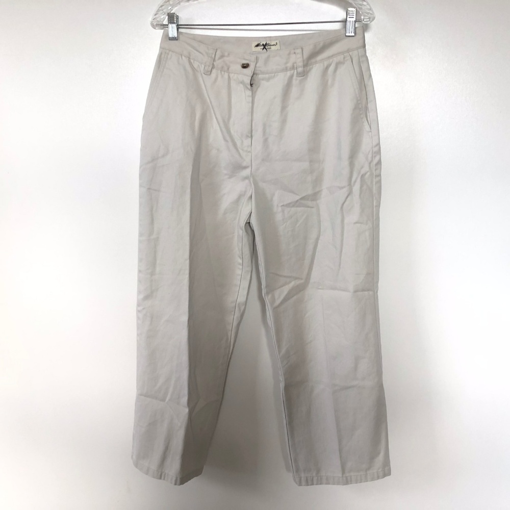 Eddie Bauer Size 16 Womens Pants Khaki Chino High
